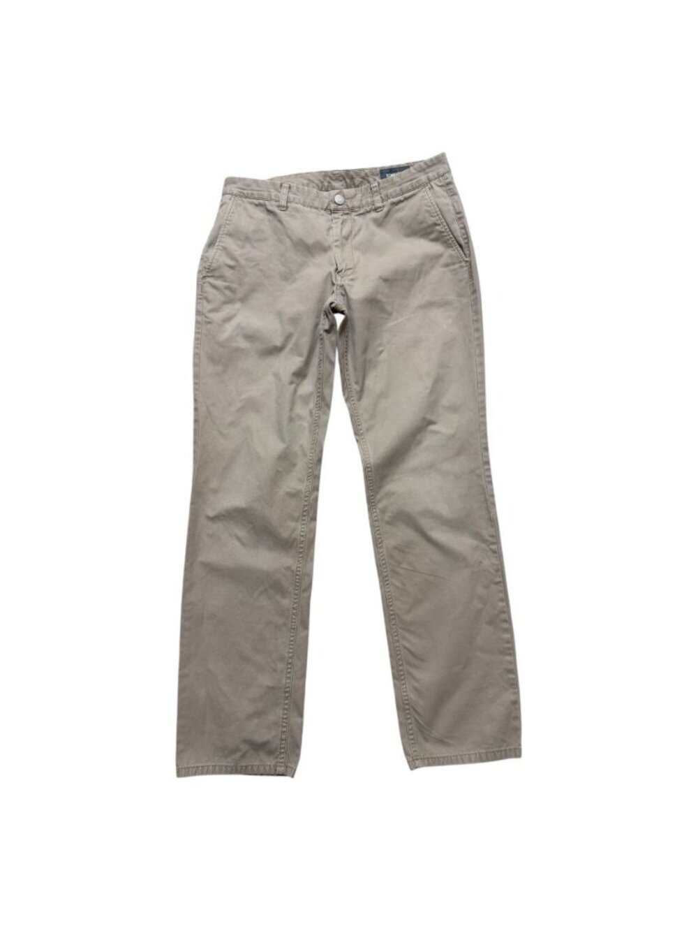 Bonobos Slim Fit Chino Pants Mens 33x32 Khaki Tan Flat Front Casual Cotton